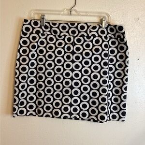 Inc  International Concepts Skirt Geometric Circle Size 14